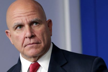 Then-national security adviser Lt. Gen. H.R. McMaster at the White House in 2017.