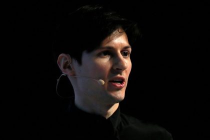 Founder and CEO of Telegram Pavel Durov delivers a keynote speech during the Mobile World Congress in Barcelona, Spain on February 23, 2016.