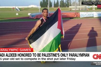 Fadi Aldeeb tells World Sport's Don Riddell what it was like to get the news that he will be the only athlete representing Gaza in this upcoming Paralympics. He also talks about how he became a paraplegic and the tragedies he's experienced. 