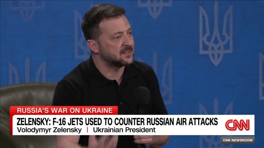 Ukrainian President Volodymyr Zelensky said the incursion into Russia’s Kursk region was the first part of Kyiv’s victory plan, which he intends to present to US President Joe Biden in September. CNN's Salma Abdelaziz reports.