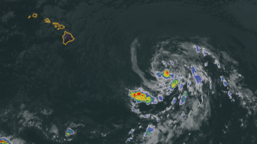 Tropical Storm Hone nears Hawaii early Friday morning.