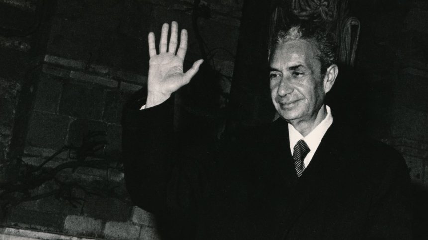 Italian politician Aldo Moro in the 1970s.