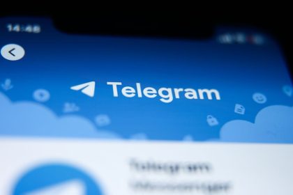 Telegram icon displayed on a phone screen is seen in this illustration photo taken in Krakow, Poland on September 26, 2023.