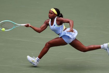 Coco Gauff cruised into the second round of the US Open.