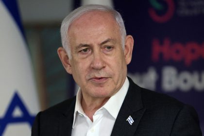 Israeli Prime Minister Benjamin Netanyahu speaks during a news conference at the Sheba Tel-HaShomer Medical Center, in Ramat Gan on June 8.