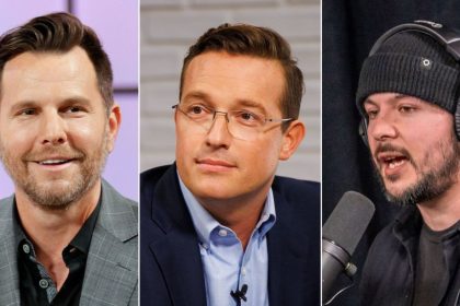 Dave Rubin, Benny Johnson and Tim Pool.