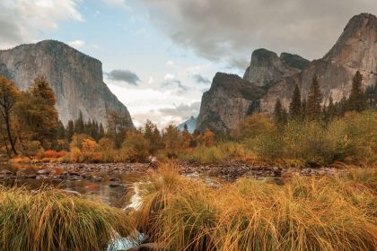 Yosemite National Park in California is stunning in the fall and less crowded than in the peak summer months.