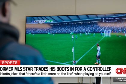 CNN's Don Riddell chats with retired Canadian international and Vancouver Whitecaps striker Tosaint Ricketts about his thoughts on being the first former Major League Soccer player to compete in e-MLS.