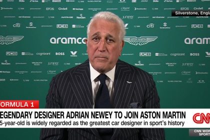 Legendary designer Adrian Newey is widely regarded as the greatest car designer in F1 history. Aston Martin owner and chairperson Lawrence Stroll joins CNN World Sport's Amanda Davies to discuss Newey's new role as the team's Managing Technical Partner.