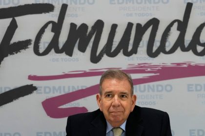 Edmundo González attends a meeting with women from different sectors of society, in Caracas, Venezuela, on June 11.