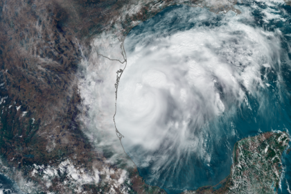 Tropical Storm Francine churned over the Gulf of Mexico Monday afternoon.