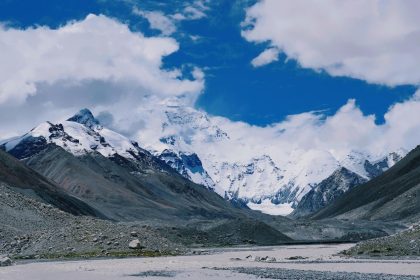 The Arun River, a tributary of the Kosi River network, flows near Mount Everest. Thousands of years ago, the Kosi's "theft" of the Arun led to geological changes that boosted the iconic mountain's height.