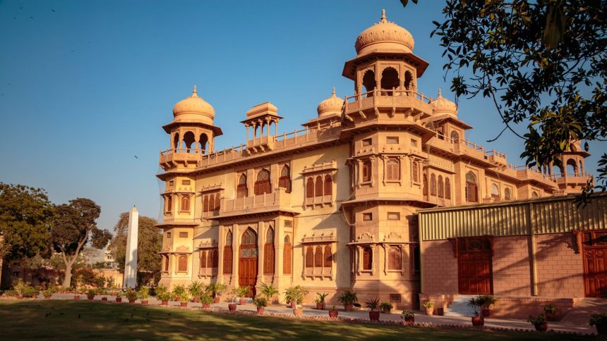 Front view of Mohatta palace in Karachi, Sindh, Pakistan on April 20, 2016.