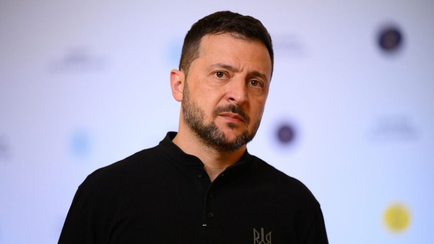 Volodymyr Zelensky, pictured on September 11, says long-rang weapons approval is a key part of his 'victory plan.'