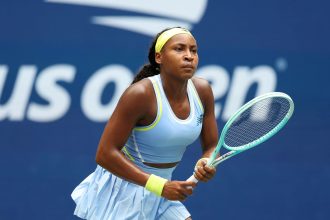 Gauff lost to Emma Navarro in the fourth round of this year's US Open.