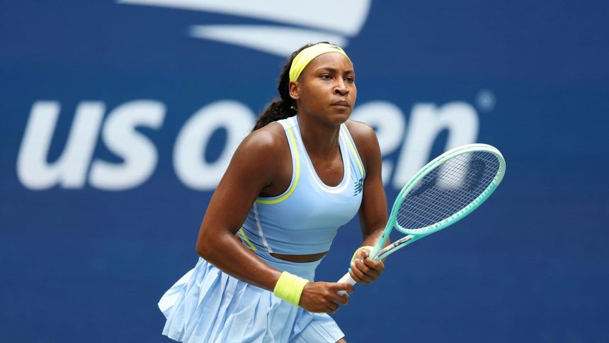 Gauff lost to Emma Navarro in the fourth round of this year's US Open.