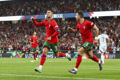 Cristiano Ronaldo scores his 901st career goal to help Portugal beat Scotland on Sunday.