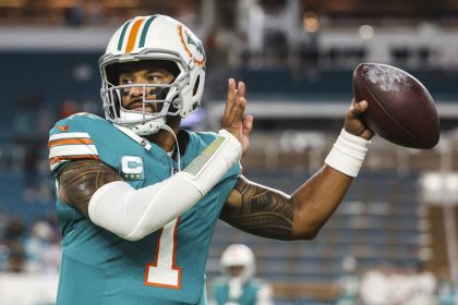 Tua Tagovailoa suffered a concussion during the Miami Dolphins' game against the Buffalo Bills on Thursday.