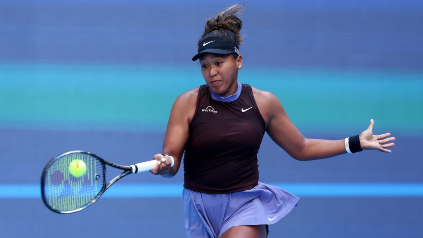 Naomi Osaka beat Lucia Bronzetti at the China Open on Wednesday.