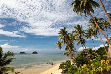 The island of Taveuni, in Fiji.