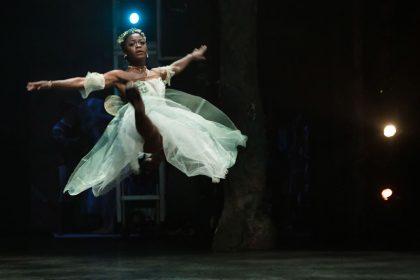 Michaela DePrince performs 'Giselle' with the English National ballet at the Coliseum in London, England on January 13, 2017.