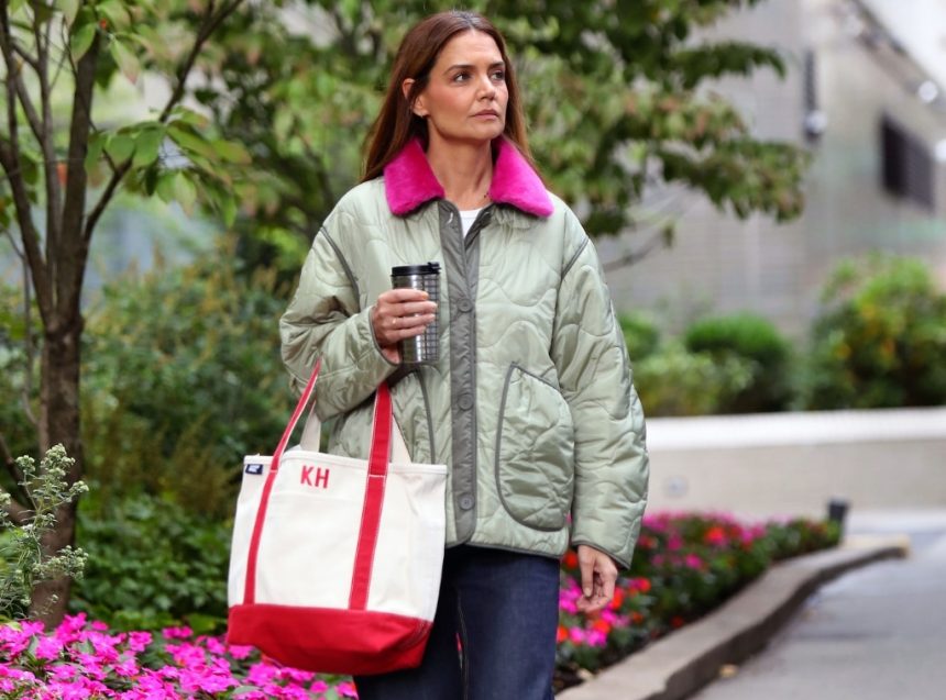 Shop Katie Holmes Lands' End Tote - hero image