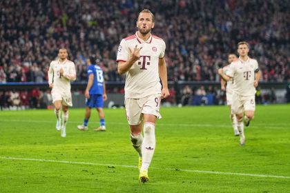 Harry Kane scored four goals in Bayern Munich's 9-2 victory over Dinamo Zagreb.