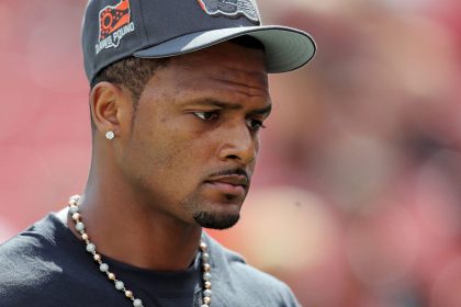 Browns quarterback Deshaun Watson during an NFL preseason game on August 17