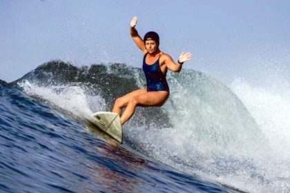 Giulia Manfrini, a surfer who died off the coast of Indonesia's West Sumatra after being pierced by a sharp-billed fish.