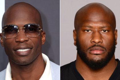 Former NFL stars Chad "Ochocinco" Johnson (left) and James Harrison (right) will fight in an exhibition MMA bout next year.