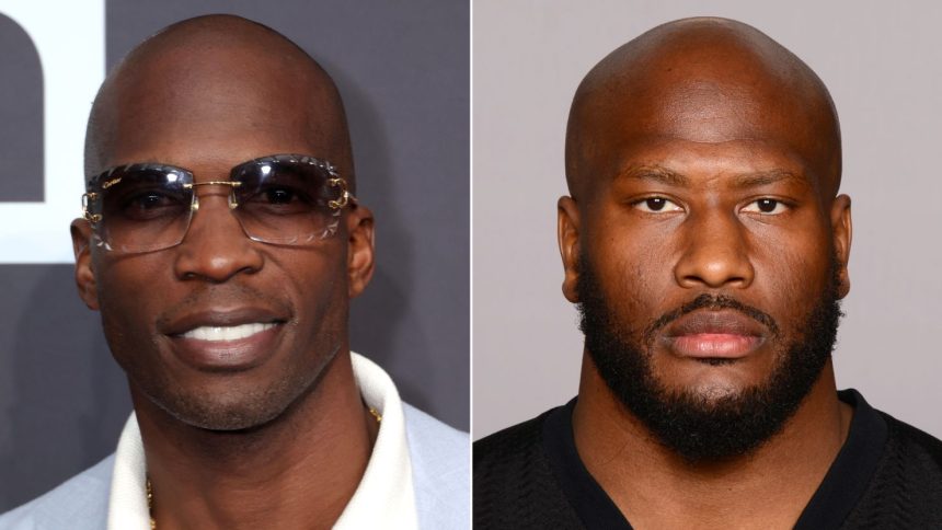 Former NFL stars Chad "Ochocinco" Johnson (left) and James Harrison (right) will fight in an exhibition MMA bout next year.