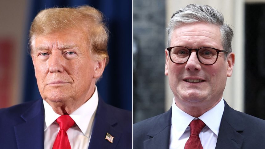 Donald Trump and Keir Starmer met in New York last month, part of the British prime minister's efforts to maintain relationships with both Trump and Kamala Harris before next month's election.