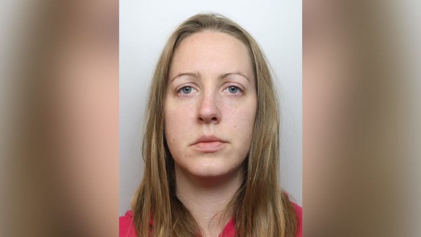 CHESHIRE, ENGLAND - NOVEMBER 2020: In this handout photo provided by Cheshire Constabulary, Lucy Letby has a headshot taken while in police custody in November 2020. Letby, a former nurse at Countess of Cheshire Hospital, was convicted of murdering seven babies, and attempting to murder six more, in the hospital's neonatal ward between 2015 and 2016. (Handout Photo by Cheshire Constabulary via Getty Images)