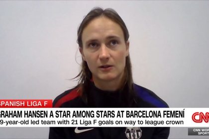 World Sport's Don Riddell and Barcelona Femeni star Caroline Graham Hansen talk about Barcelona's expectations and being on the short list for the prestigious Ballon d'Or.