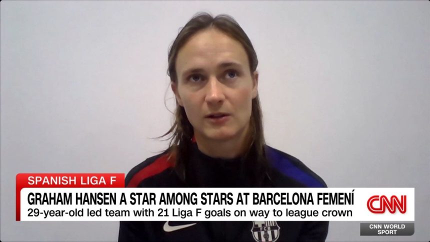 World Sport's Don Riddell and Barcelona Femeni star Caroline Graham Hansen talk about Barcelona's expectations and being on the short list for the prestigious Ballon d'Or.