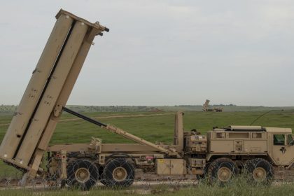 This US military file photo shows a US Army Terminal High Altitude Area Defense (THAAD) launching station in Israel on March 4, 2019.