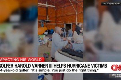 A week after Hurricane Helene devastated several US states, American golfer Harold Varner III spoke with World Sport's Patrick Snell live from his home base in North Carolina, where he is on the ground providing critical help to the storm's victims. 