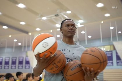 With slam dunks and fierce rivalries, basketball fever hits the UAE capital for the third NBA Abu Dhabi Games. CNN’s Bijan Hosseini visits the NBA District, where fans are soaking in the action. 