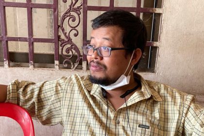 Cambodian freelance journalist Mech Dara in Siem Reap, Cambodia on February 21, 2021. Mech Dara was arrested on September 30, 2024 while driving with his family to the capital Phnom Penh.