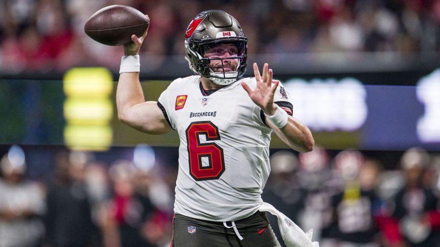 The Buccaneers, led by quarterback Baker Mayfield, are leaving for New Orleans on Tuesday.