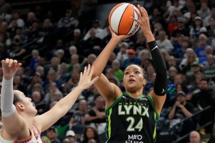 Minnesota Lynx star Napheesa Collier led all scorers with 27 points in her team's WNBA semifinal win.