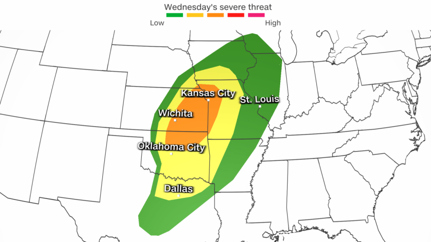 CNN Digital Tracker Severe Outlook Day 1 wednesday pm 103024.png