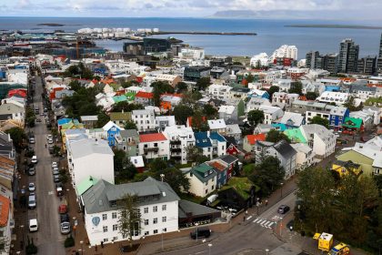 The downtown area of Reykjavik, pictured in September 2021.