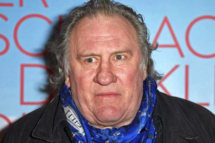 French actor Gérard Depardieu, pictured in Berlin, Germany, in January 2023