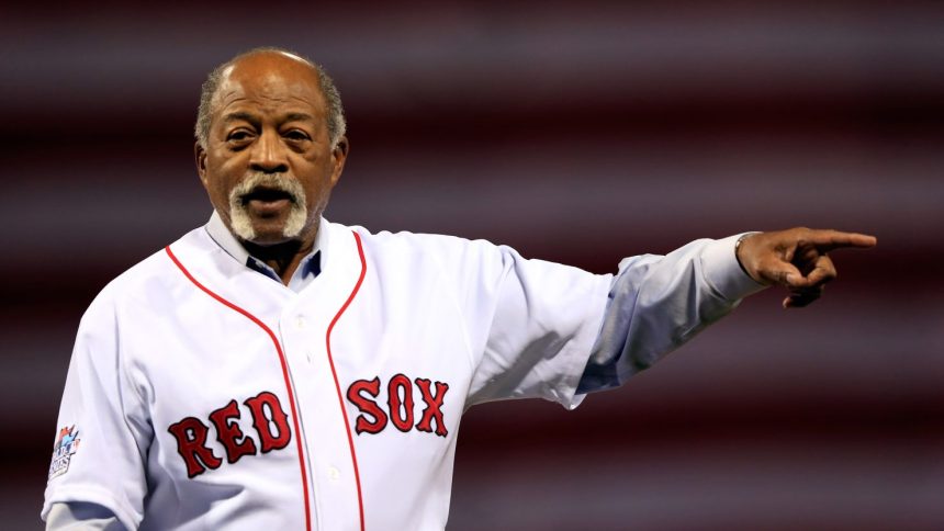 BOSTON, MA - OCTOBER 23: Former Boston Red Sox player Luis Tiant waves to the crowd before Game One of the 2013 World Series between the Boston Red Sox and the St. Louis Cardinals at Fenway Park on October 23, 2013 in Boston, Massachusetts. (Photo by Jamie Squire/Getty Images)