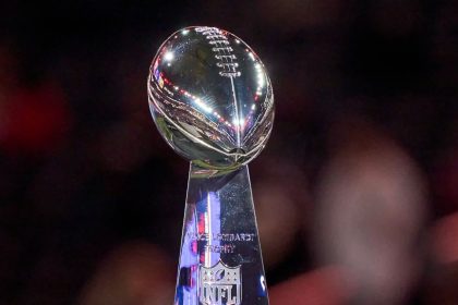 The Vince Lombardi Trophy will be given to Super Bowl 62 champion in Atlanta.