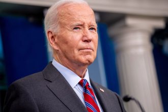 President Joe Biden appears during a news conference in the Brady Press Briefing Room at the White House on October 4, 2024 in Washington, DC.