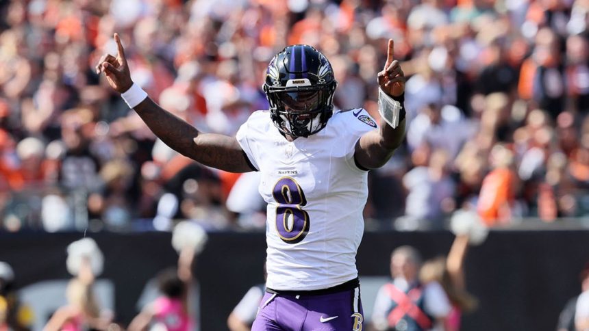 Lamar Jackson has led the Baltimore Ravens to three straight victories.