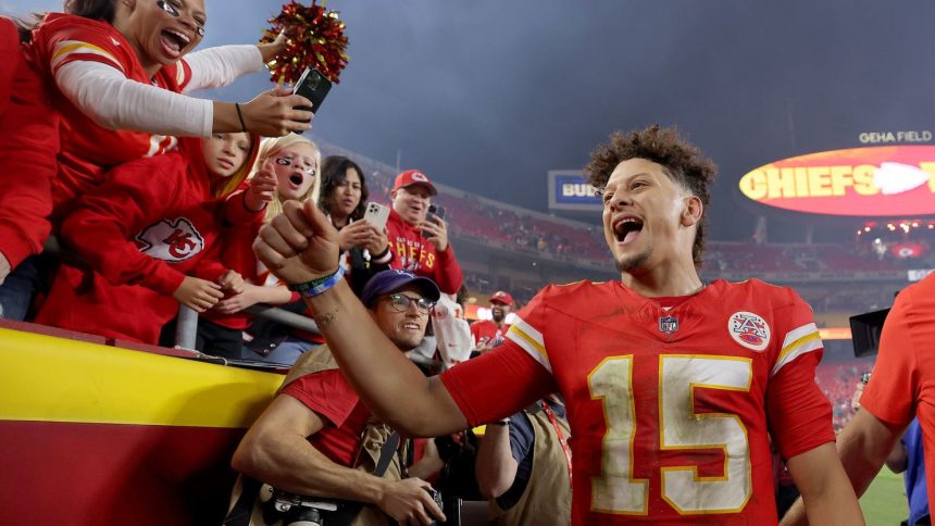 Patrick Mahomes and the Kansas City Chiefs are 5-0 after beating the New Orleans Saints on Monday Night Football.