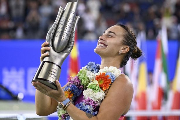 Aryna Sabalenka remains undefeated in Wuhan.